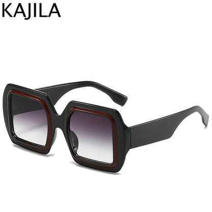 Oversized Square Luxury Vintage Sunglasses