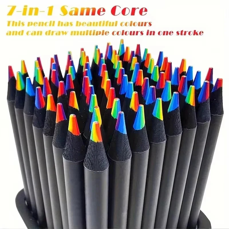 12pcs/Set Kawaii Rainbow Color Pencils for Kids