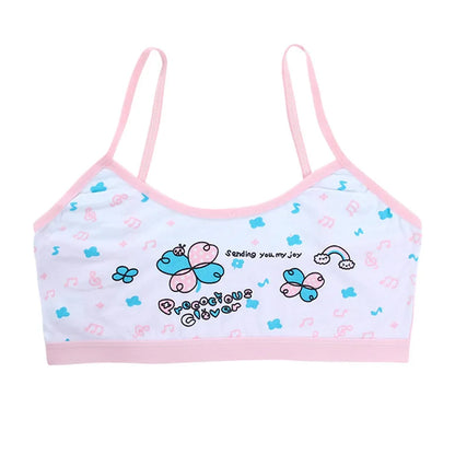 Girls Vest Bras Cartoon Panda Underwear