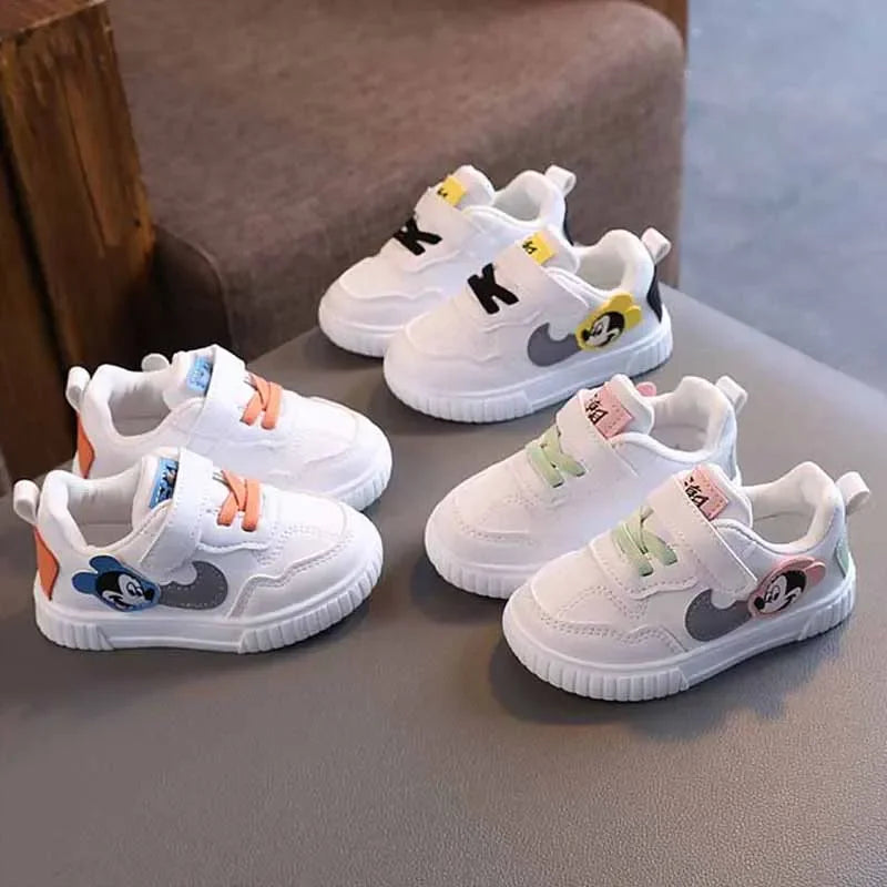 Disney Mickey Mouse Toddler Baby Soft Walking Sneakers