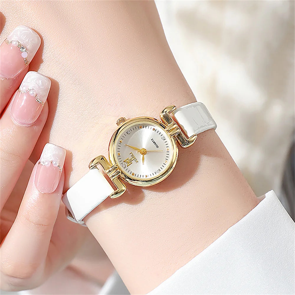 Small Simple Diamonds Quartz Wristwatch
