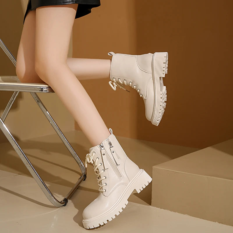 Sexy Elegant Casual Simple Velvet Warm Slim Versatile Boots