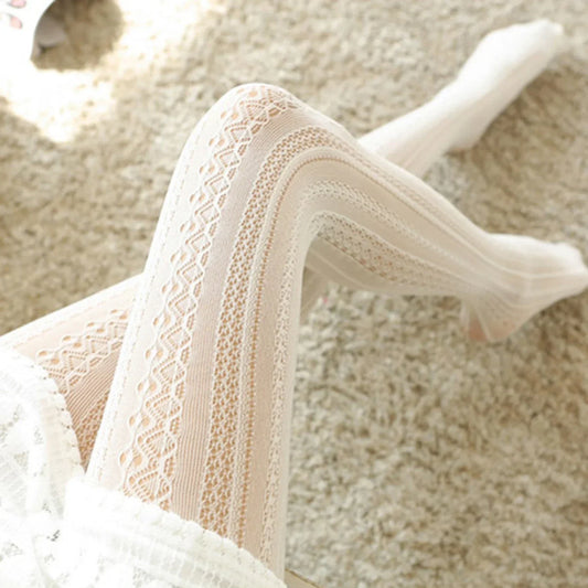 Autumn Women Lolita Tights Lace Stockings