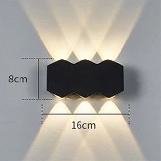 4W 6W 8W Aluminum Minimalist Garden Door LED Wall Light