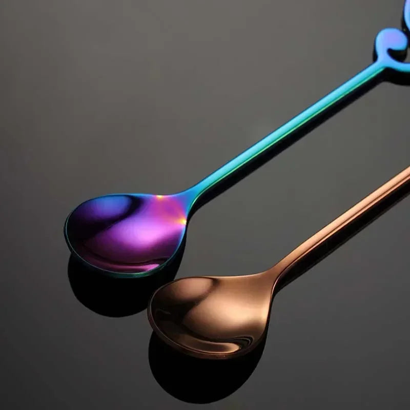 Stainless Steel Coffee Stirring Musical Note Spoon