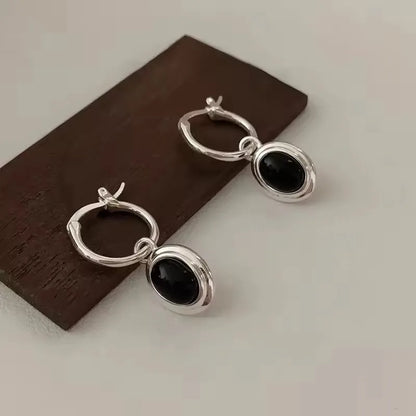 925 Sterling Silver Frosting Hoop Earrings