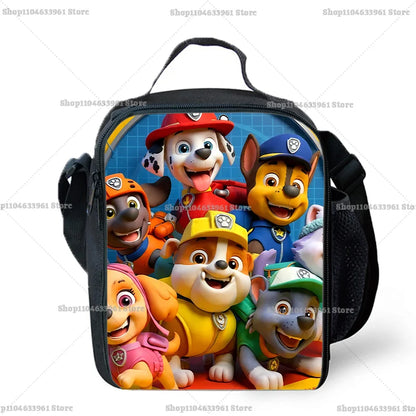 Paw Patrols Chase Skye Cute Food Container School Lunch Bag
