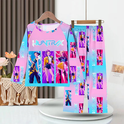 Pajamas Kpop Long Sleeve Sleepwear Pyjamas
