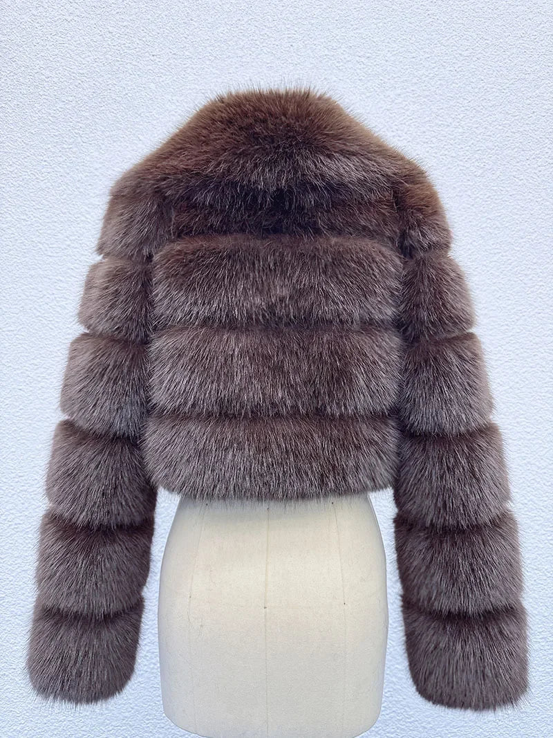 Faux Fur Outerwears Coat