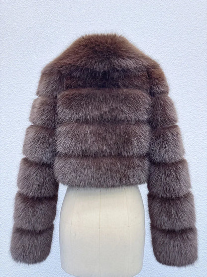 Faux Fur Outerwears Coat