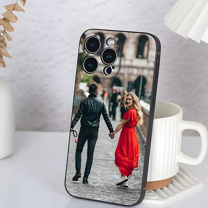 For iPhone 17 Max Air Mini 6 7 8 Plus DIY Custom Photo Shockproof Soft Case