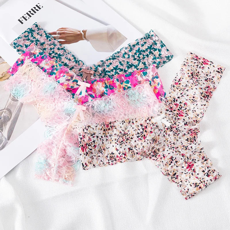 ruffles Underwear Invisible Seamless  G-String Lingerie