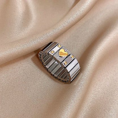 Gold Plated Stainless Steel Elastic Bangles Bracelet