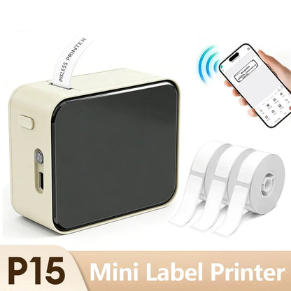 Marklife P15 Thermal Label Printer Mini Handheld Bluetooth Wireless Labeling Machine