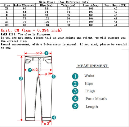 Wide Leg Jeans Trousers
