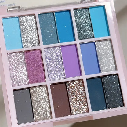 18Color Eyeshadow Palette Gliter for Eyes Shadow