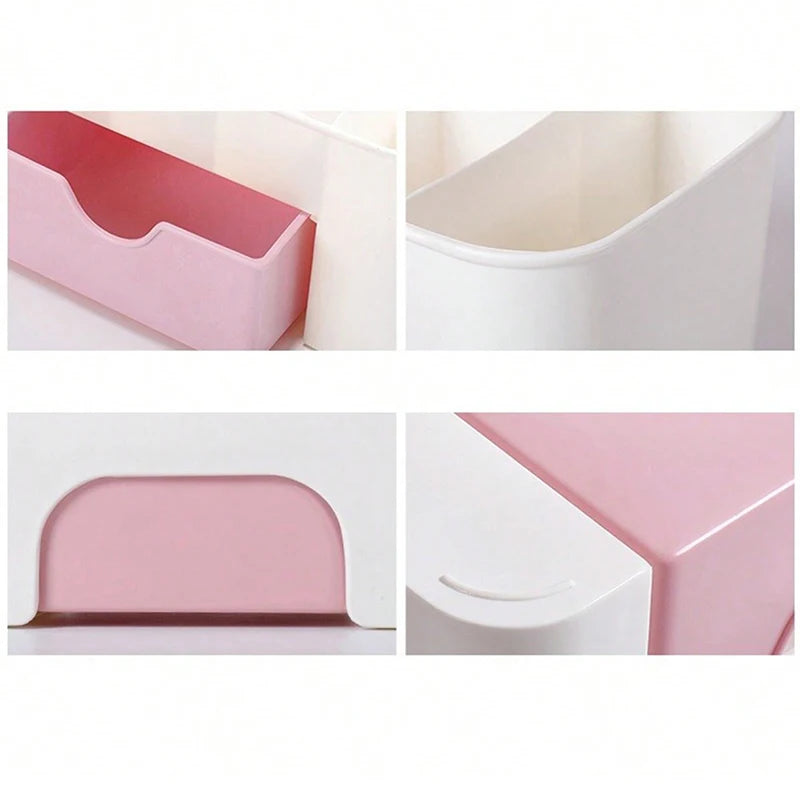 Nail Storage Box Plastic Desktop Drawer