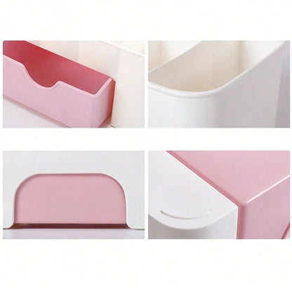 Nail Storage Box Plastic Desktop Drawer