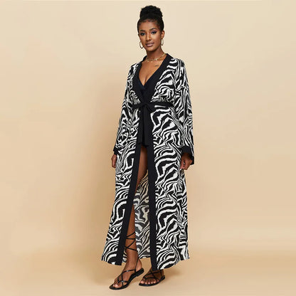 Swimsuit Beach Cover Up dress Sleeve Kaftan Beach Bikinis Cover