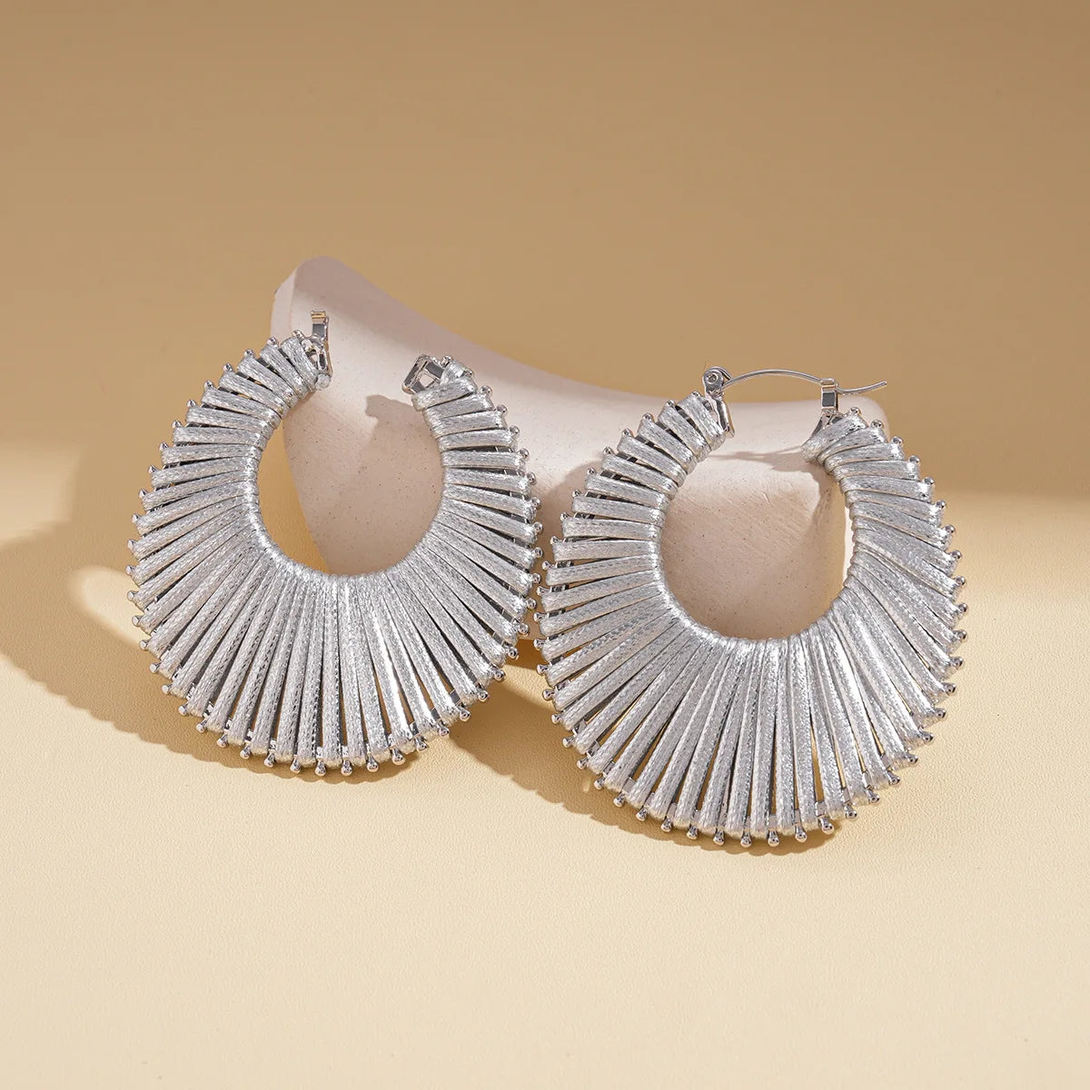 Bohemian Braided Hollow Hoop Geometric Round Earrings
