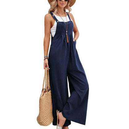 Slim Street Wear Prevalent  Chic Jumpsuits