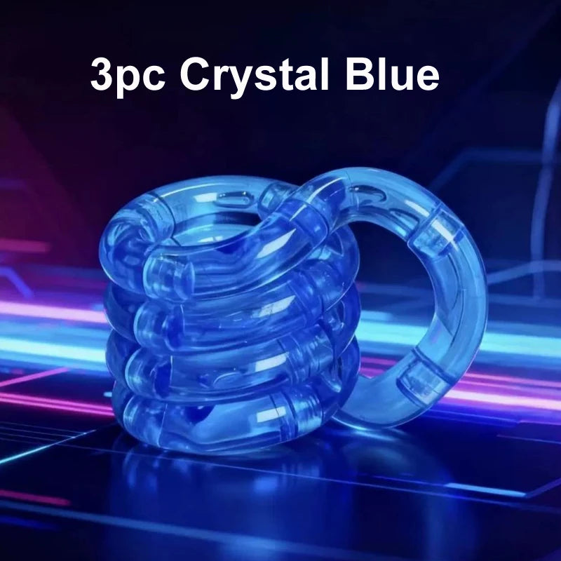 1/3/5pcs Deformable Rope Crystal Twist Rope Pressure Stress Relief Toys