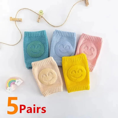 5Pairs Baby Knee Pads Toddler Crawling