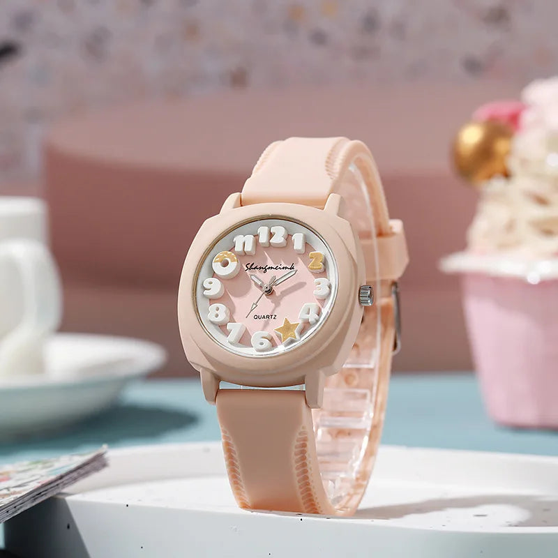 3D Arabic Dial Quartz Watch