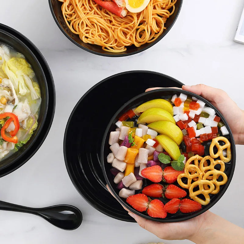 Frosted Melamine Ramen Bowl Imitation Porcelain