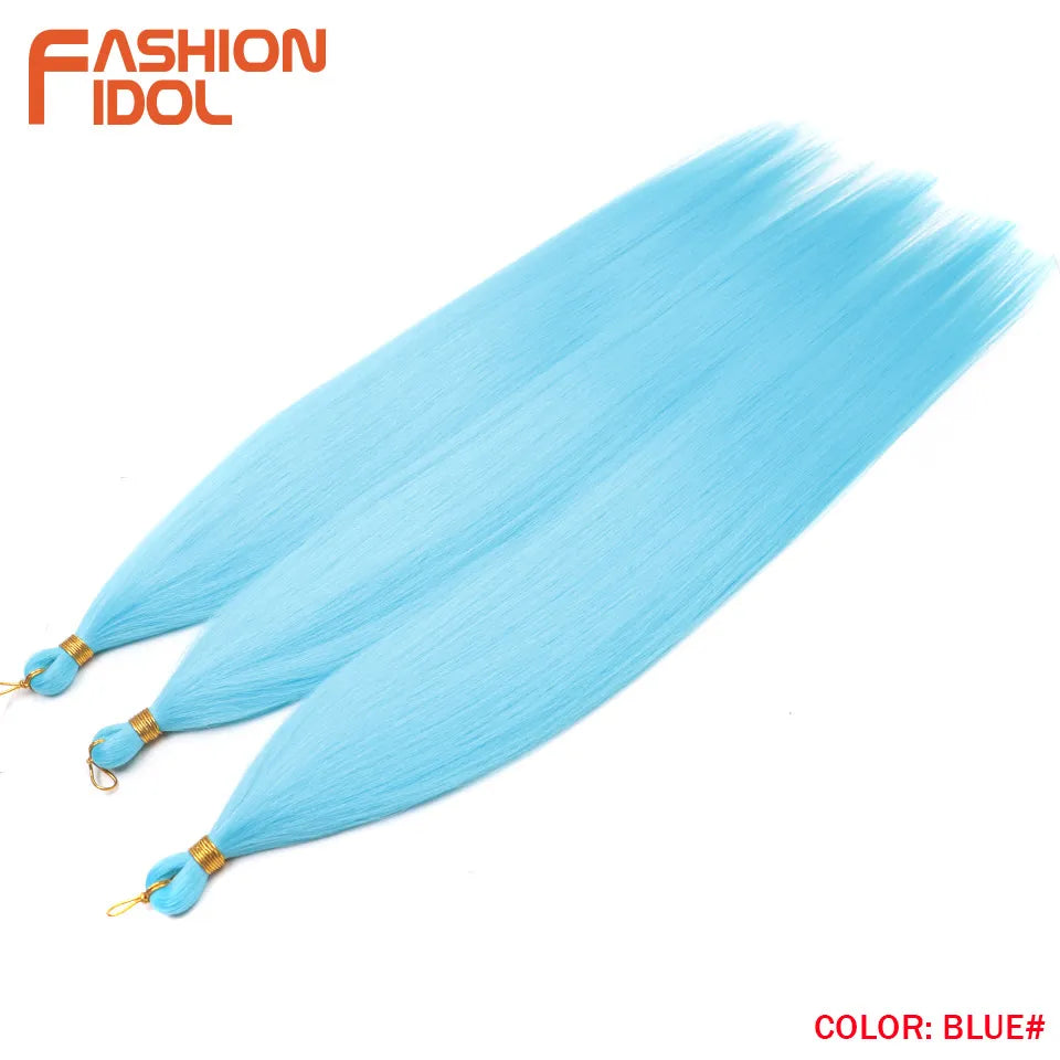 Ombre Silver Grey Crochet Hair Extensions