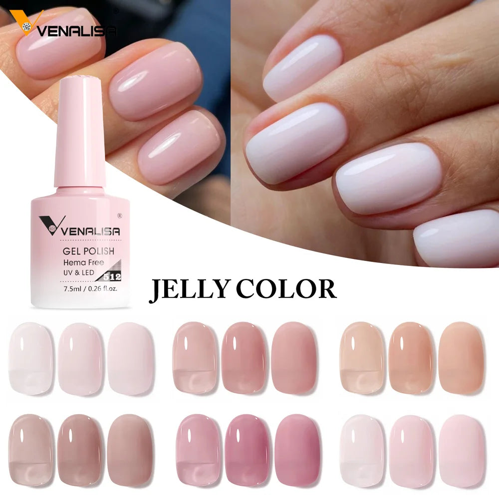 Full Coverage Beautiful Semi Permanent Soak Off UV LED Gel Nail Polish