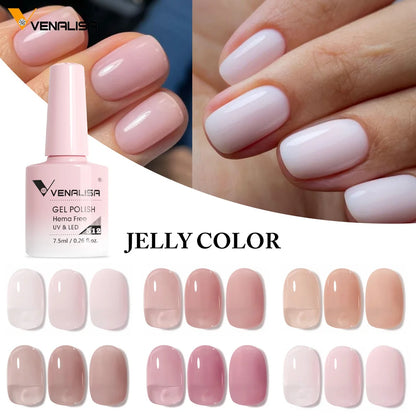 Full Coverage Beautiful Semi Permanent Soak Off UV LED Gel Nail Polish