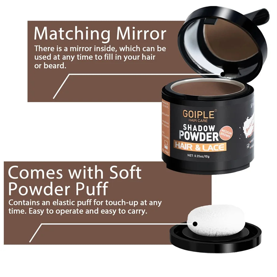 10g Brown Hairline Root Cover Filling Powders