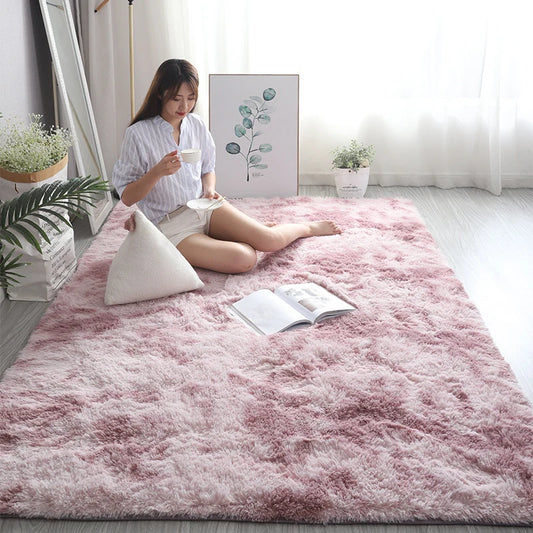 Pink Kids Carpet For Girls Bedroom