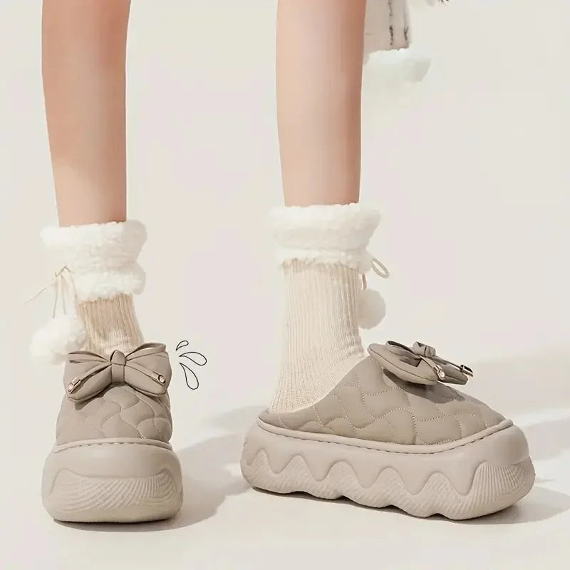 Warm Slip-On Cotton Slippers