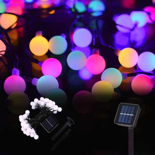 100LED Solar String Flowers Fairy Lights 10m 20m Waterproof Outdoor Solar String Lights