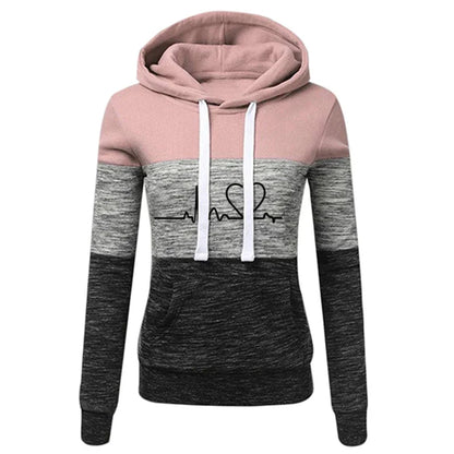 Tracksuit Printing Hooded Jogging Pullovers