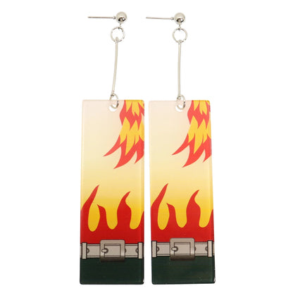 Acrylic Demon Drop Long Earrings