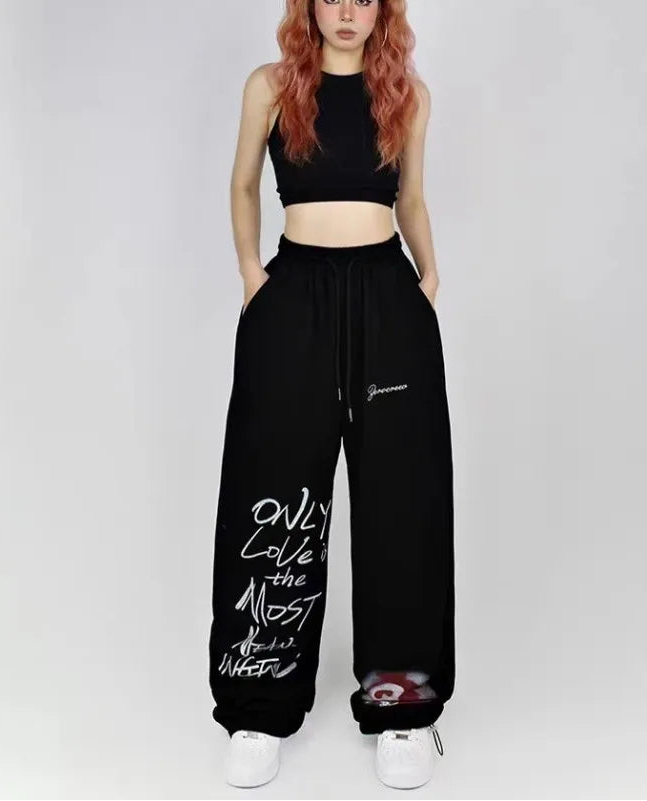Street Hip-hop Wide Leg Pants