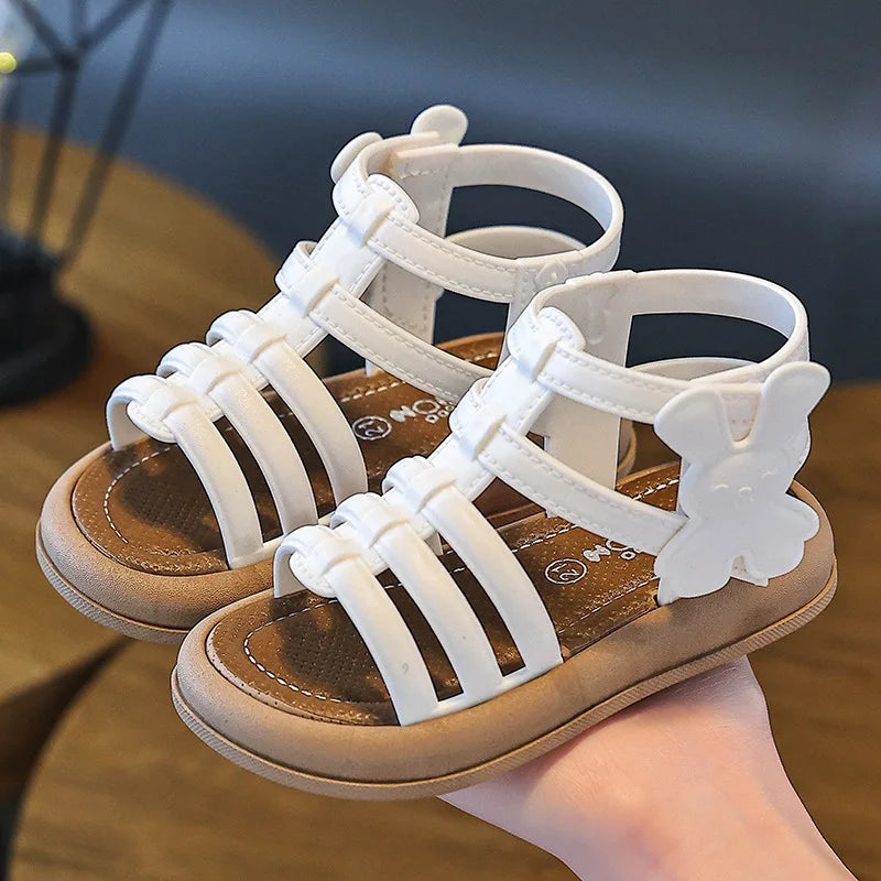 1-10Y  Princess Cute Versatile Flat Sandal