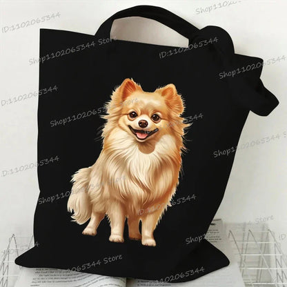 Animal Dog Series Canvas Tote Bag