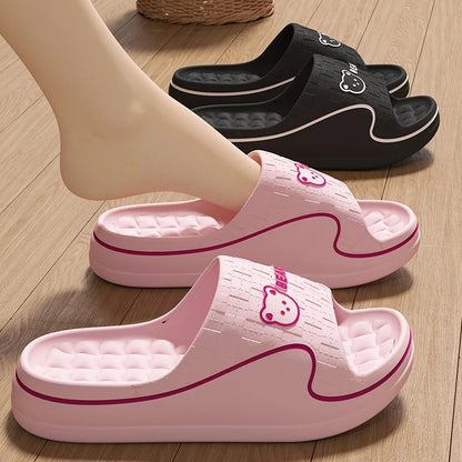 Cute Cartoon EVA Indoor Bathroom Soft Sole Non-slip Slippers