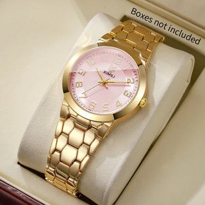Elegant Arabic Dial Bracelet Strap Ladies Quartz Wristwatches