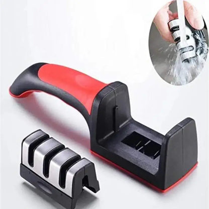 3-Segment Knife Sharpener Stainless Steel