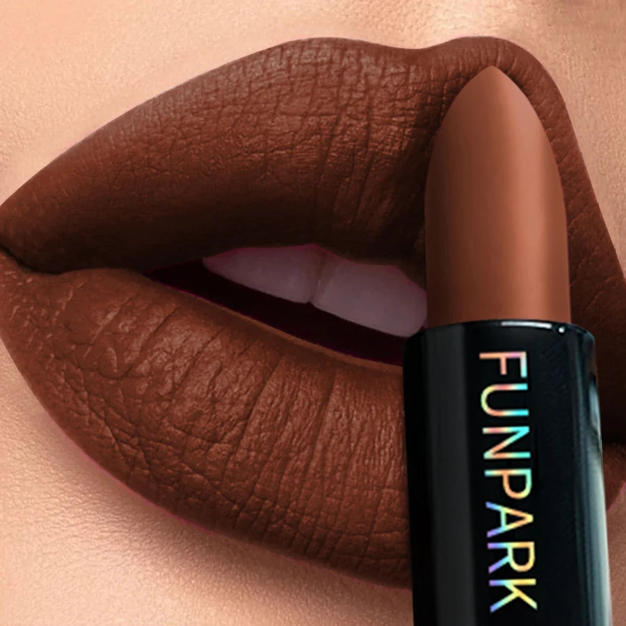 25-Color Matte Lipstick Waterproof Long Lasting  Velvet Finish Lip Tint