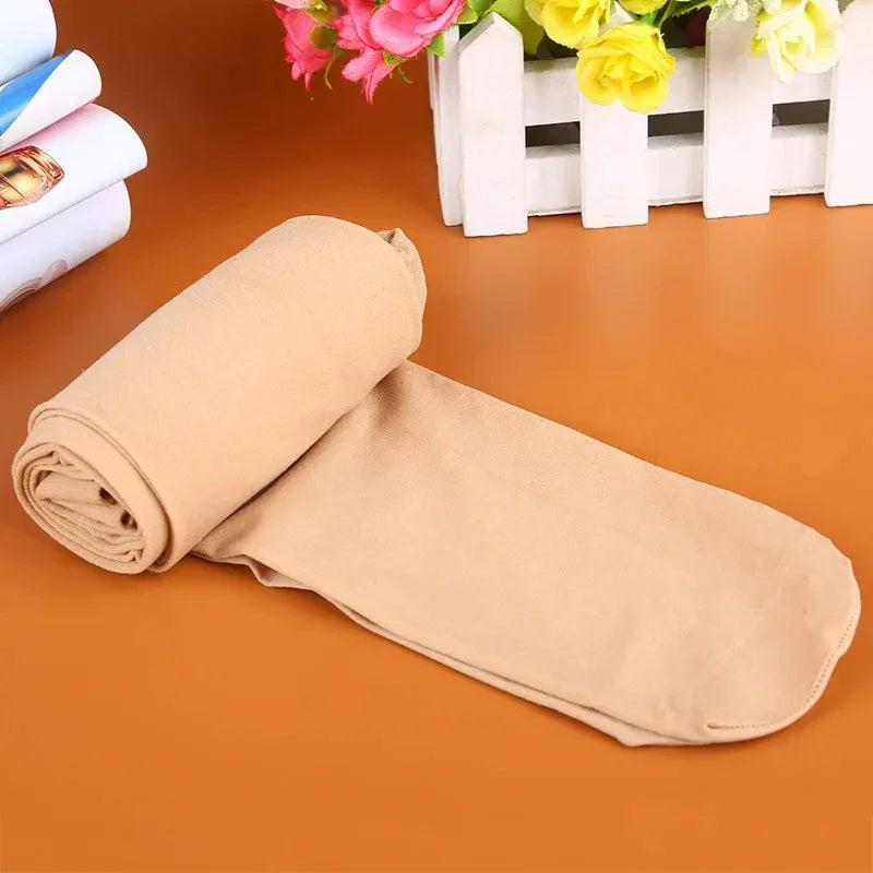 Red Pantyhose Stockings Slim Silk Socks