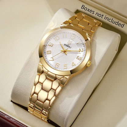 Elegant Arabic Dial Bracelet Strap Ladies Quartz Wristwatches