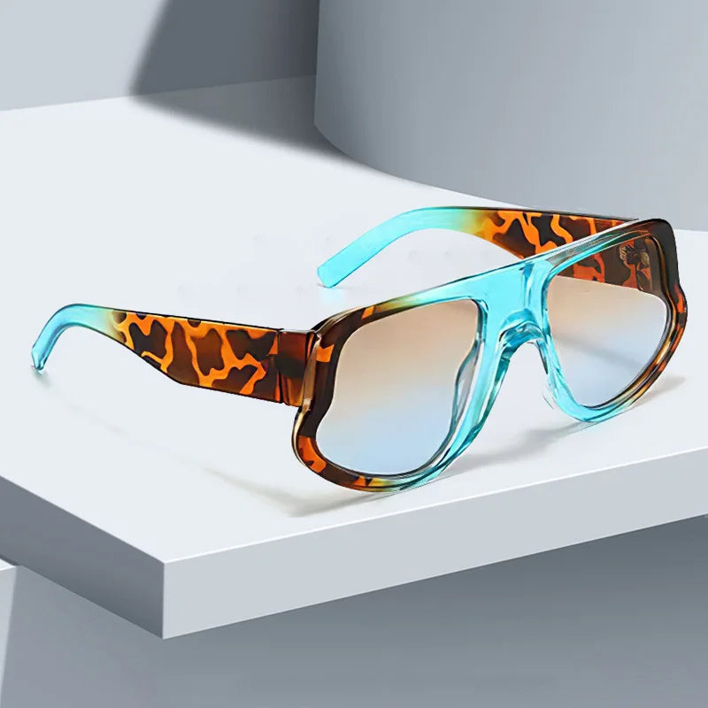 Rectangle Vintage Small Frame Sun Glasses