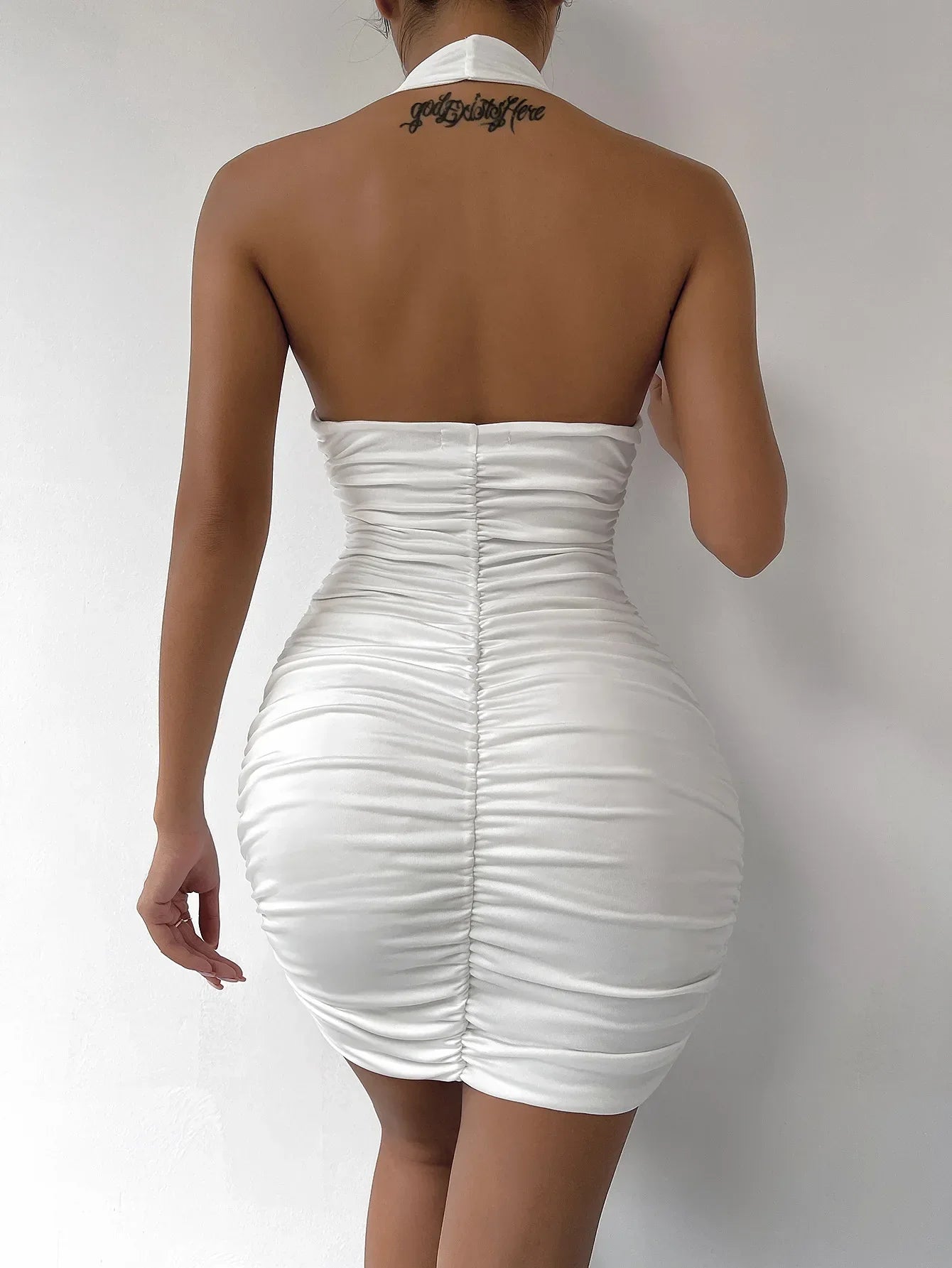Sexy Deep V Evening Party Sleeveless Backlss Dress