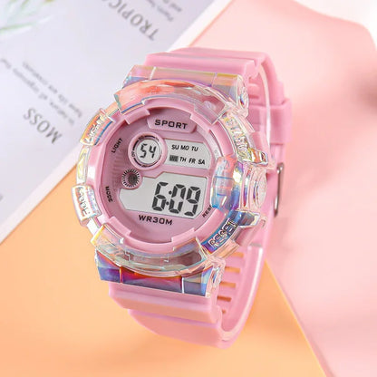LED Digital Luminous Electronic Wristwatch